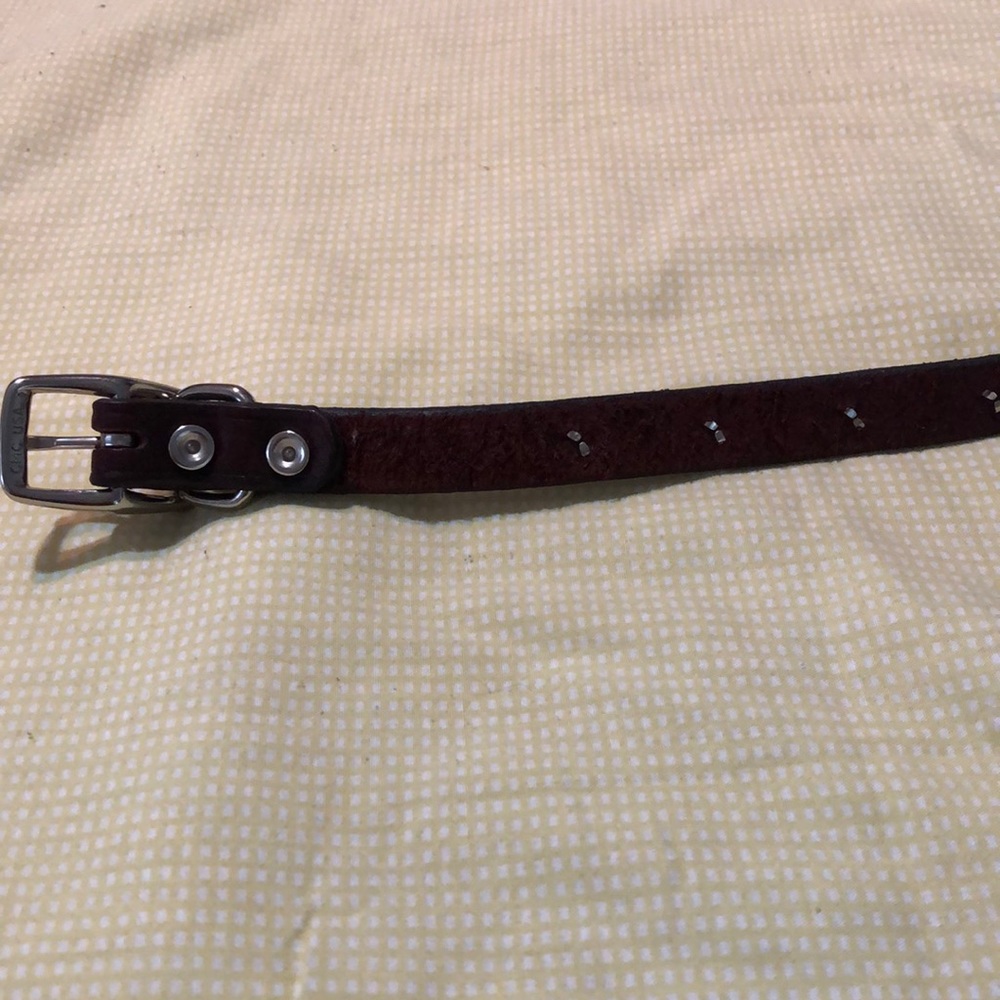 Pet leather collar
